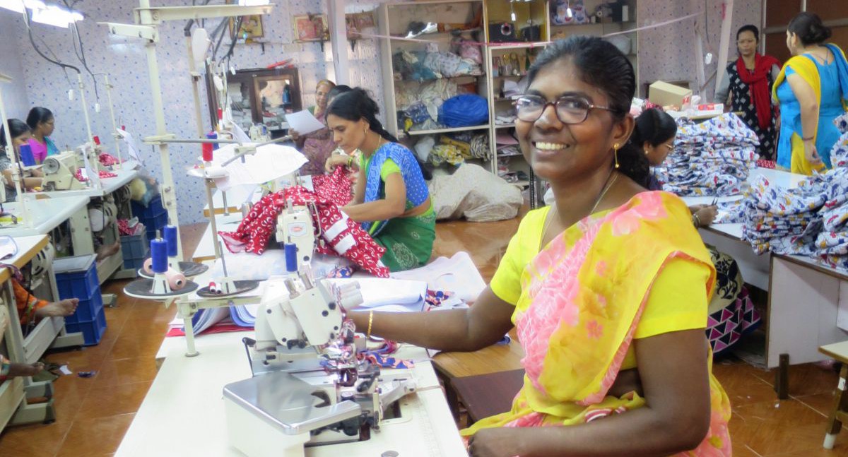 Näherinnen der Frauenkooperative Creative Handicrafts, Mumbai